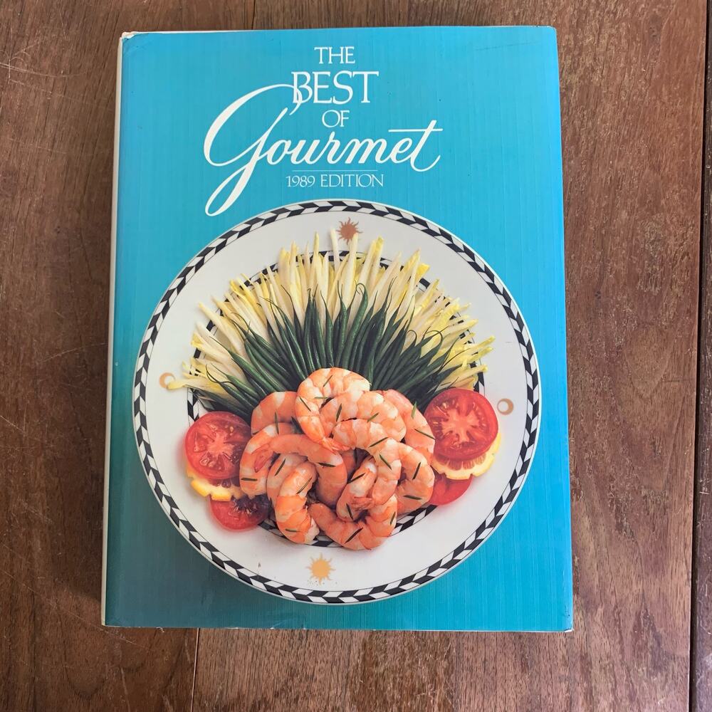 The Best of Gourmet Cookbook Vintage 1988 hard back with dust cover